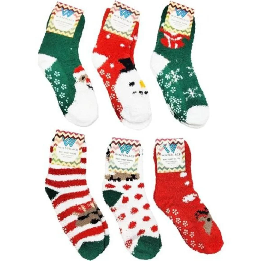 12‎ Pairs Winterlace Women's Christmas Socks Holiday Xmas, Novelty Colorful